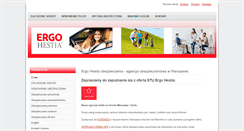 Desktop Screenshot of ergo-hestia-warszawa.pl