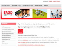 Tablet Screenshot of ergo-hestia-warszawa.pl